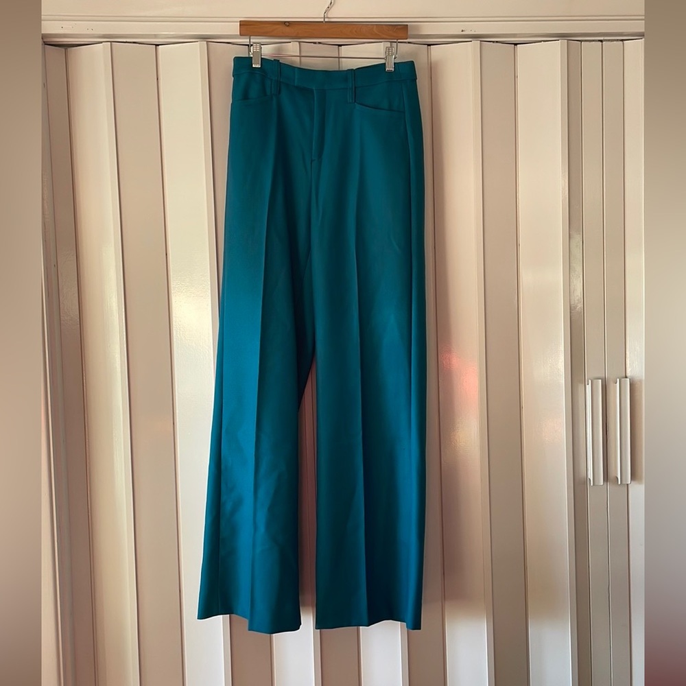 Banana Republic 100% Virgin Wool Wide-Leg Trousers-NWT